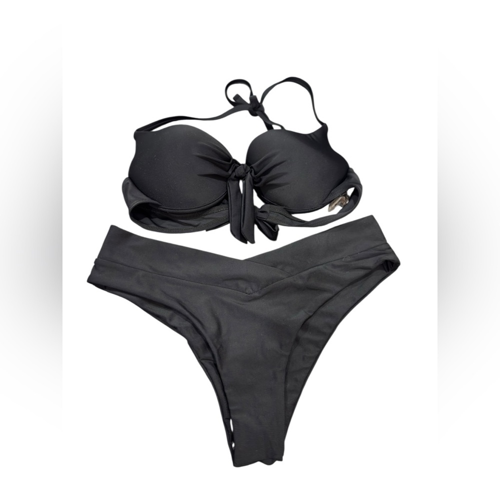 SHEIN Classic Black Bikini Set